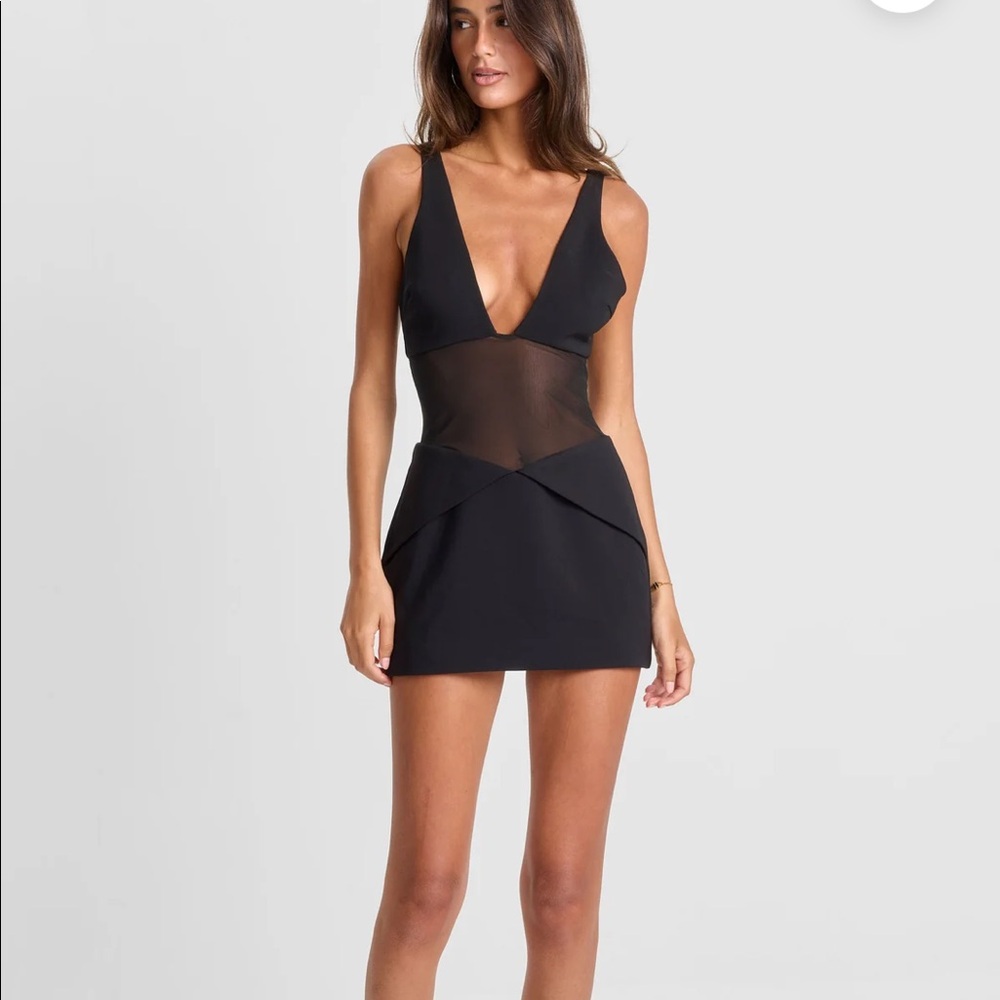 Sasha Therese Juno Mini Dress Black